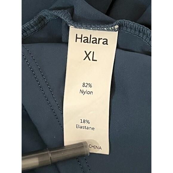 Halara Backless Twisted Active Dress Easy Peezy Majolica Blue XL Longer Length - Picture 9 of 10
